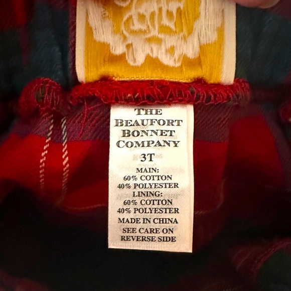 The Beaufort Bonnet Company Bottoms-NWOT-Girl 3T, Middleton Place Plaid Bloomers - Picture 4 of 5